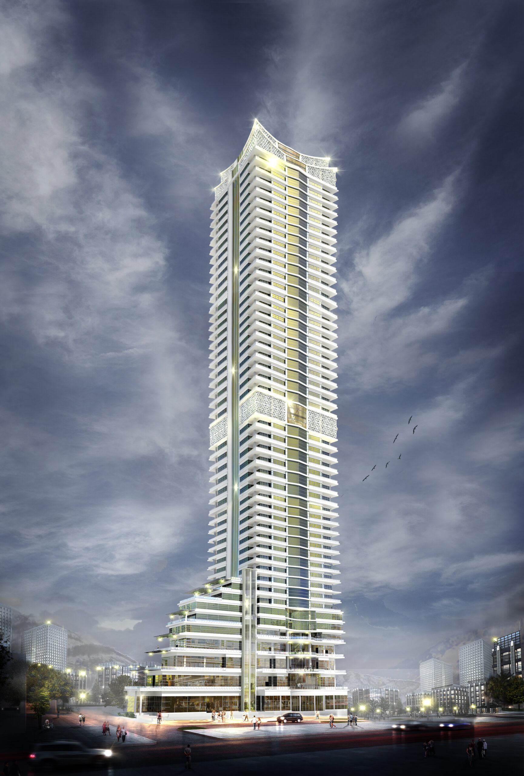 Chamran Tower 55 Floor proposal in Tehran