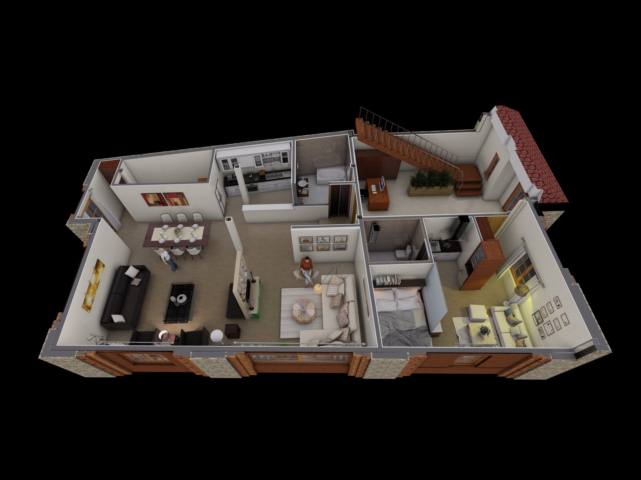 lake villa by arteavita architecture isometric plans (2)